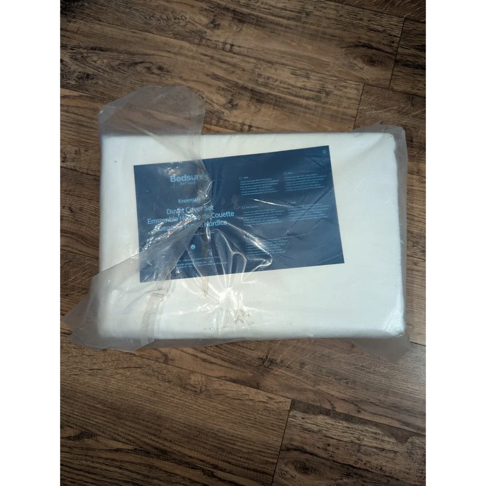 BedSure Duvet Cover Set‎ - White - King 104